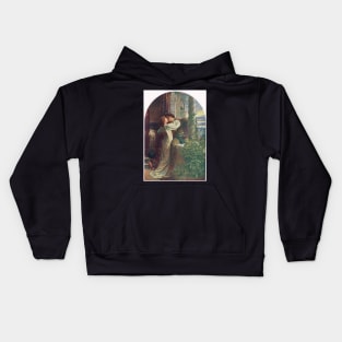 Romeo and Juliet by Frank Dicksee R.A. (1853-1928) Kids Hoodie